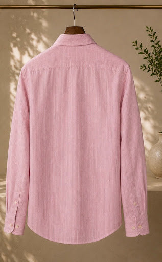 YASHA Premium Blush Linen Shirt