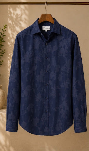 YASHA Premium Midnight Bloom Luxe Shirt