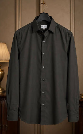 YASHA Premium Onyx Black Signature Shirt